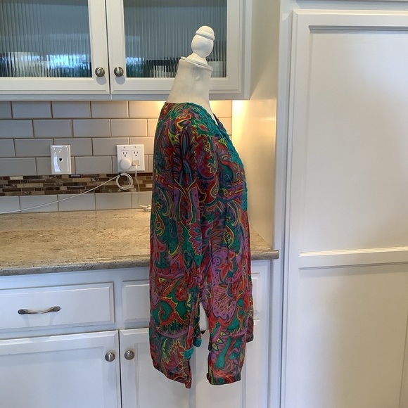 OndadeMar Colorful Swim Coverup with Embroidery - Picture 3 of 7